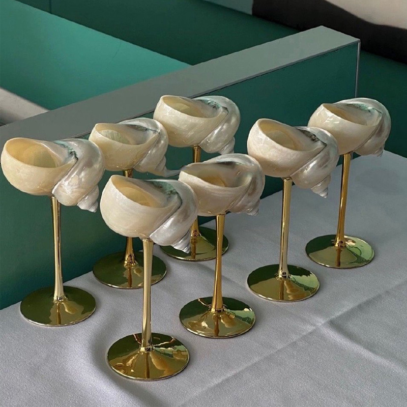 Home Bar And Cabinet - Concha Natural, copa de vino, accesorios