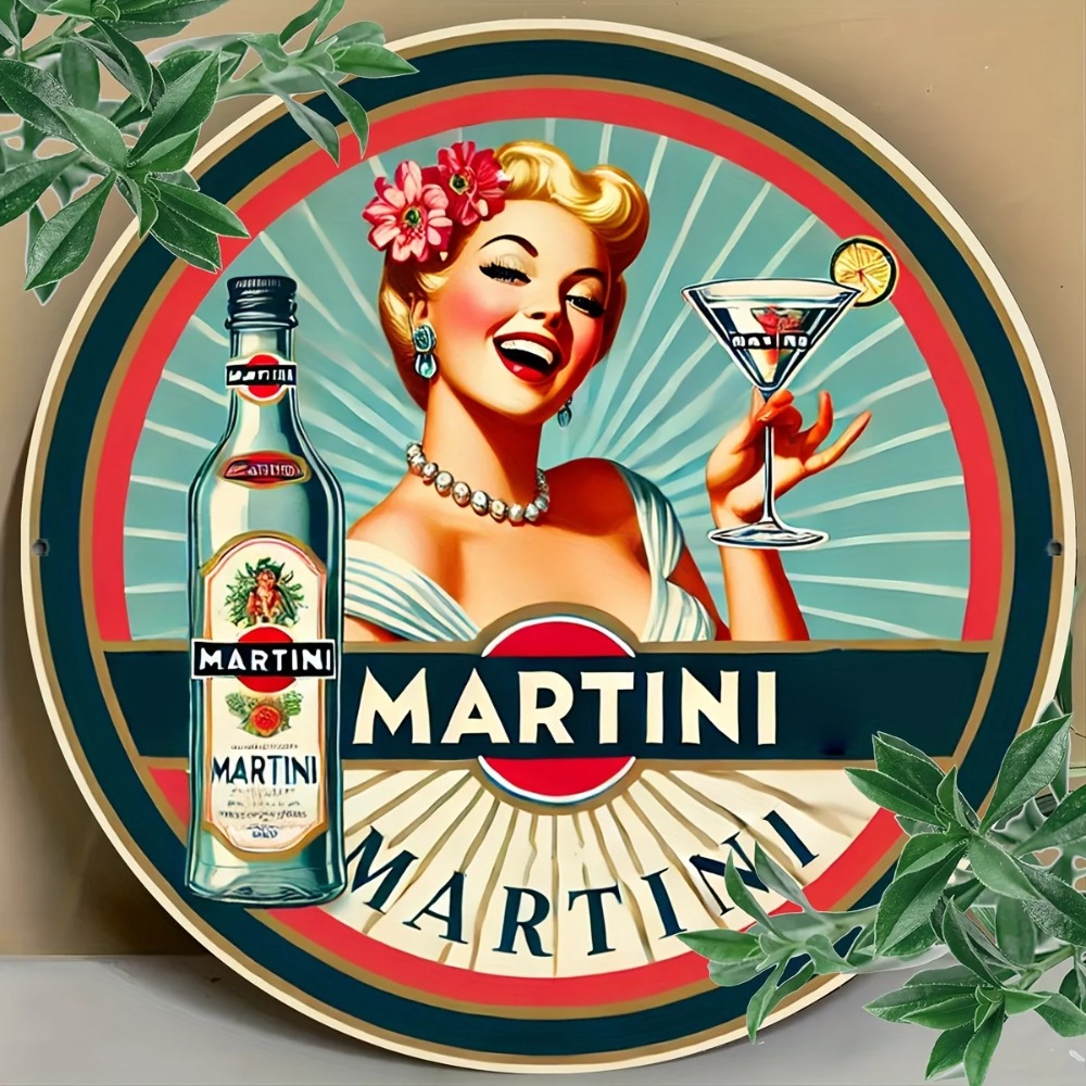 Home Bar And Restaurant - Letrero de metal individual estilo pin-up