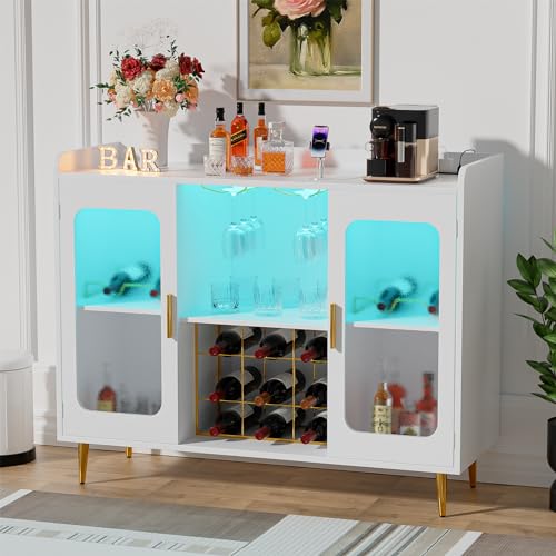 Home Bar And Cabinet - Mueble Bar para Licores con Toma