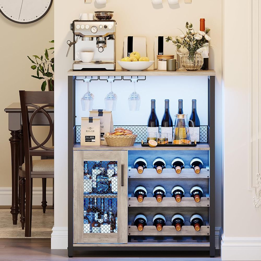 Vinoteca de Estilo Industrial  - Home Bar And Cabinet reseña y precio