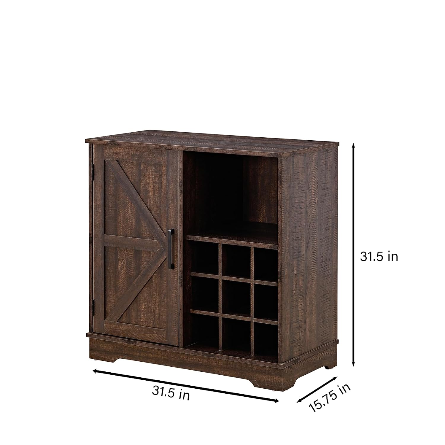 Mueble Bar Estilo Rústico con  - Home Bar And Cabinet reseña y precio