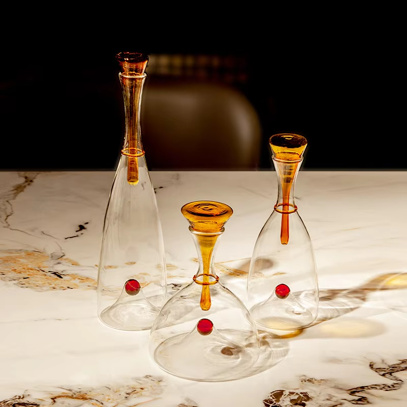 Decantador de Vidrio Moderno y - Home Bar And Cabinet reseña y precio
